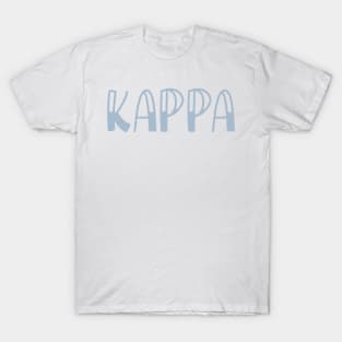 Light Blue Kappa Letter T-Shirt